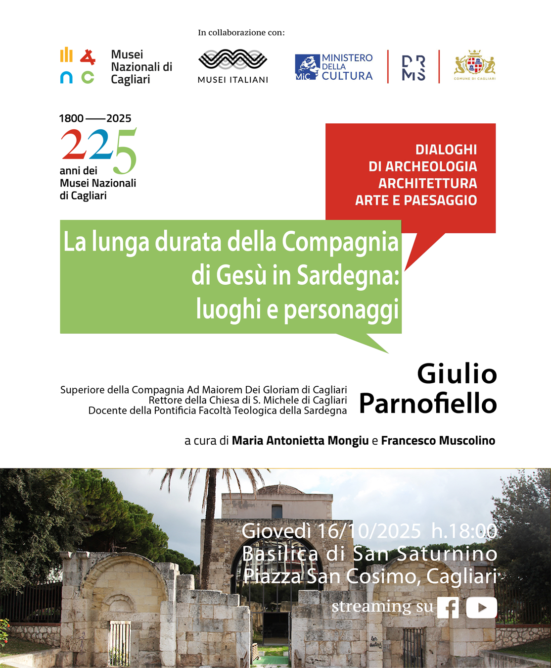 La lunga durata della Compagnia di Gesù in Sardegna: luoghi e personaggi - Dialoghi di archeologia, architettura, arte e paesaggio
